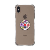 Custom Medical Alert Phone Grip (Floral Pattern)