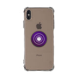 Custom Medical Alert Phone Grip (Dark Purple Pattern) - hipave