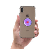 Custom Medical Alert Phone Grip (Purple Marble Pattern) - hipave