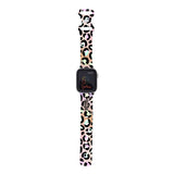 Personalized Rainbow Leopard Watch Band with Name for Apple Watch - hipave