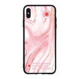 Custom Medical Alert iPhone Case (Rose Gold Marble Pattern)