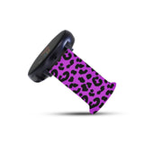 Personalized Purple Leopard 20mm Watch Band with Monogram for Samsung, Garmin and Others - hipave