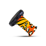 Personalized Yellow & Orange Leopard 20mm Watch Band with Monogram for Samsung, Garmin and Others - hipave