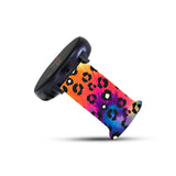Personalized Tie Dye Leopard 20mm Watch Band with Name for Samsung, Garmin and Others - hipave