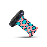 Personalized Turquoise Leopard 20mm Watch Band with Monogram for Samsung, Garmin and Others - hipave