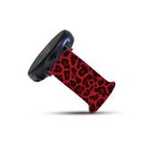 Personalized Red Leopard 20mm Watch Band with Name for Samsung, Garmin and Others - hipave