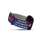 Personalized Medical Alert Watch Band for Fitbit Versa 3 & Fitbit Sense (M3 Pattern) - hipave