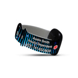 Personalized Medical Alert Watch Band for Fitbit Versa 3 & Fitbit Sense (M12 Pattern) - hipave