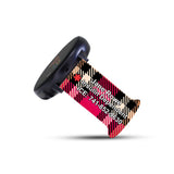 Personalized Medical Alert 20mm Watch Band for Samsung, Garmin and Others (Beige Plaid) - hipave