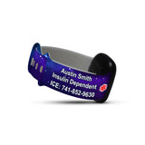 Personalized Medical Alert Watch Band for Fitbit Versa 3 & Fitbit Sense (M11 Pattern) - hipave