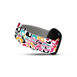 Personalized Medical Alert Watch Band for Fitbit Versa 3 & Fitbit Sense (Boho Abstract Leopard) - hipave