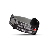 Personalized Medical Alert Watch Band for Fitbit Versa 3 & Fitbit Sense (M7 Pattern) - hipave