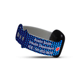 Personalized Medical Alert Watch Band for Fitbit Versa 3 & Fitbit Sense (M21 Pattern) - hipave