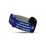 Personalized Medical Alert Watch Band for Fitbit Versa 3 & Fitbit Sense (M10 Pattern) - hipave