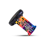 Personalized Medical Alert 20mm Watch Band for Samsung, Garmin and Others (Tie Dye Leopard) - hipave