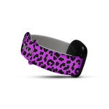 Personalized Purple Leopard Watch Band with Name for Fitbit Versa 3 & Fitbit Sense - hipave
