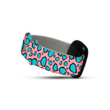 Personalized Turquoise Leopard Watch Band with Monogram for Fitbit Versa 3 & Fitbit Sense - hipave