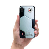 Custom Medical Alert iPhone Case (Soccer Pattern) - hipave