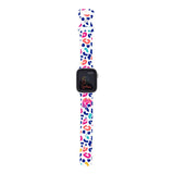 Personalized Spring Leopard Watch Band with Monogram for Apple Watch - hipave