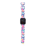 Personalized Spring Leopard Watch Band with Name for Apple Watch - hipave