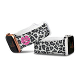 Personalized Tan Leopard Watch Band with Monogram for Apple Watch