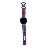 Personalized Holiday Watch Band with Name for Fitbit Versa 3 & Fitbit Sense (H11 Pattern) - hipave