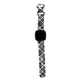Personalized Holiday Watch Band with Name for Fitbit Versa 3 & Fitbit Sense (H15 Pattern) - hipave