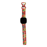 Personalized Holiday Watch Band with Name for Fitbit Versa 3 & Fitbit Sense (H10 Pattern) - hipave