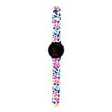 Personalized Spring Leopard 20mm Watch Band with Monogram for Samsung, Garmin and Others - hipave