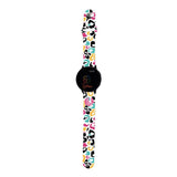 Personalized Boho Abstract Leopard 20mm Watch Band with Monogram for Samsung, Garmin and Others - hipave