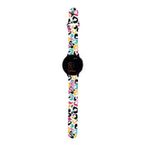 Personalized Boho Abstract Leopard 20mm Watch Band with Name for Samsung, Garmin and Others - hipave