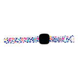Personalized Medical Alert Watch Band for Fitbit Versa 3 & Fitbit Sense (Spring Leopard) - hipave
