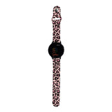 Personalized Pale Leopard 20mm Watch Band with Name for Samsung, Garmin and Others - hipave