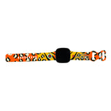 Personalized Medical Alert Watch Band for Fitbit Versa 3 & Fitbit Sense (Yellow & Orange Leopard) - hipave
