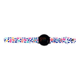 Personalized Medical Alert 20mm Watch Band for Samsung, Garmin and Others (Spring Leopard) - hipave