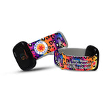 Personalized Medical Alert Watch Band for Fitbit Versa 3 & Fitbit Sense (Tie Dye Leopard)