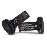 Personalized Medical Alert 20mm Watch Band for Samsung, Garmin and Others (M4 Pattern)