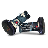 Personalized Medical Alert 20mm Watch Band for Samsung, Garmin and Others (M14 Pattern)