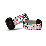 Personalized Medical Alert Watch Band for Fitbit Versa 3 & Fitbit Sense (Boho Abstract Leopard) - hipave