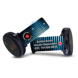 Personalized Medical Alert 20mm Watch Band for Samsung, Garmin and Others (M12 Pattern)