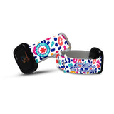 Personalized Medical Alert Watch Band for Fitbit Versa 3 & Fitbit Sense (Spring Leopard)