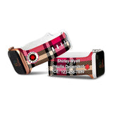 Personalized Medical Alert Apple Watch Band (Beige Plaid Pattern) - hipave