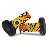 Personalized Medical Alert 20mm Watch Band for Samsung, Garmin and Others (Yellow & Orange Leopard)