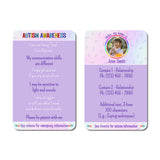 Personalized Autism Awareness Medical Card (4 Designs) - hipave