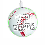 Baseball theme Personalized Wireless Charger with AC Adapter - hipave