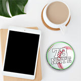 Baseball theme Personalized Wireless Charger with AC Adapter - hipave