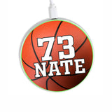 Basketball theme Personalized Wireless Charger with AC Adapter