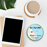 Personalized Love Map Wireless Charger with Qi Fast Charge AC Adapter - hipave