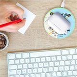 Personalized Love Map Wireless Charger with Qi Fast Charge AC Adapter - hipave