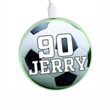 Soccer theme Personalized Wireless Charger with AC Adapter